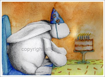 Blowing out candles