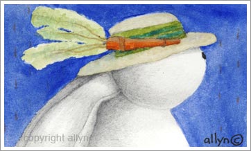 Carrot in the hat