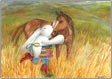 Cowboy boot Mimi and horse