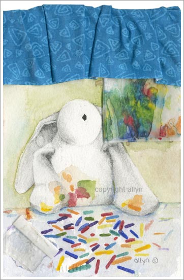 Mimi and crayons No. 2